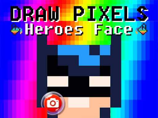 Draw Pixels Heroes Faces